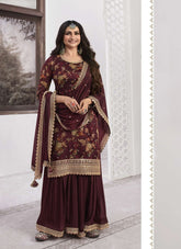 Exclusive Maroon Colour Salwar Suit